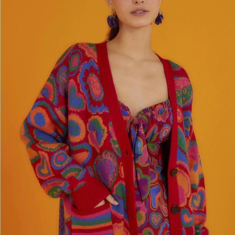 Farm rio sweater XS